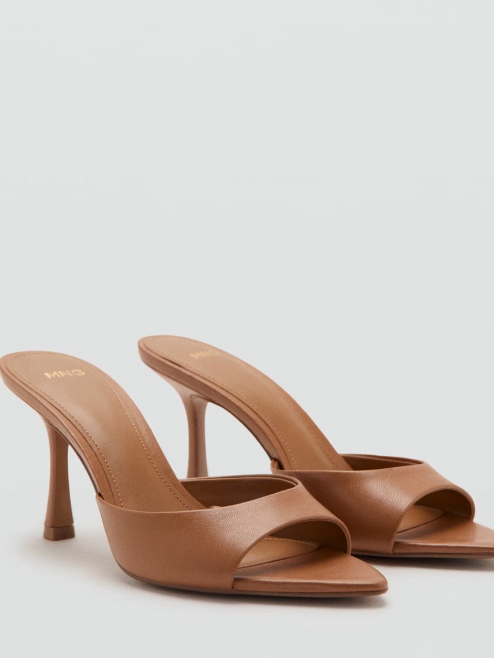 Mango POINTED HEEL SANDALS size 9